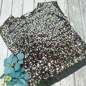 WD•NY Sequin Dolman Top